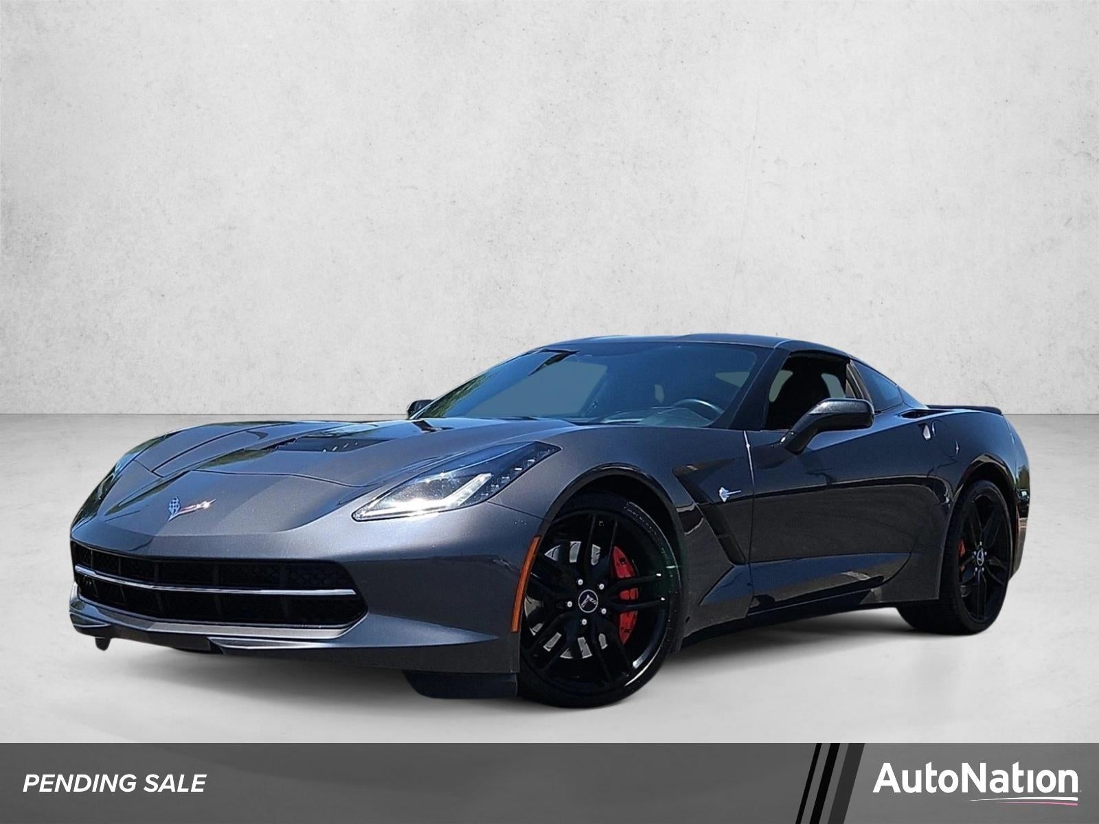 2014 Chevrolet Corvette Stingray Z51 2LT in Cyber Gray Metallic — front three-quarter view