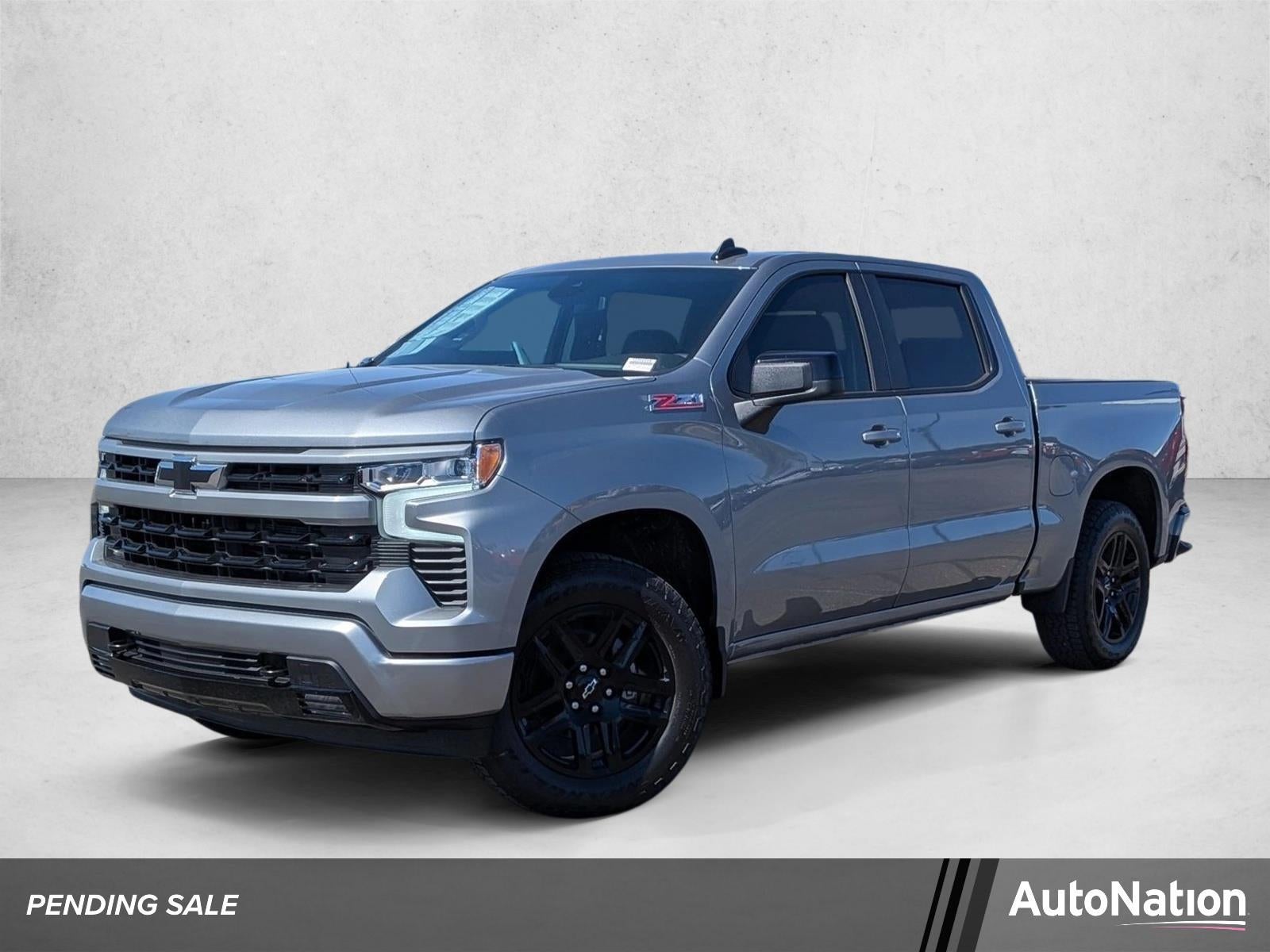 2026 Chevrolet Silverado 1500 RST in Sterling Gray Metallic — front three-quarter view